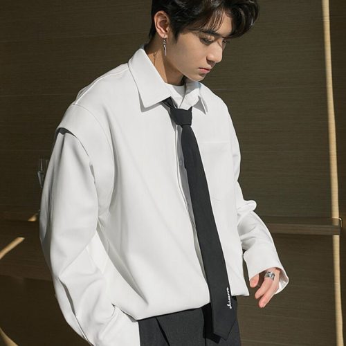 kami no2227 button up tie 940809