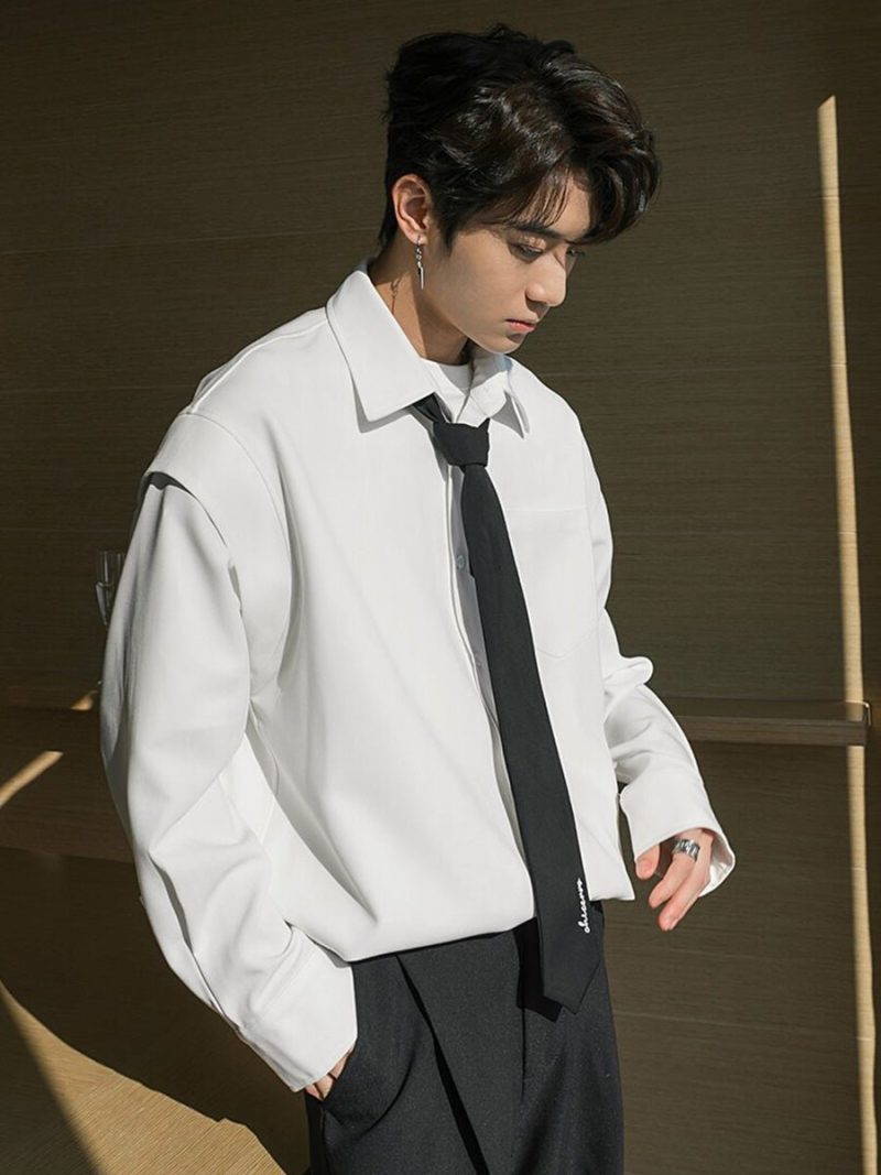 kami no2227 button up tie 940809