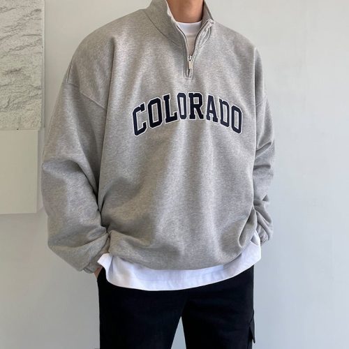 kami no7301 half zip up colorado turtleneck sweater 158645