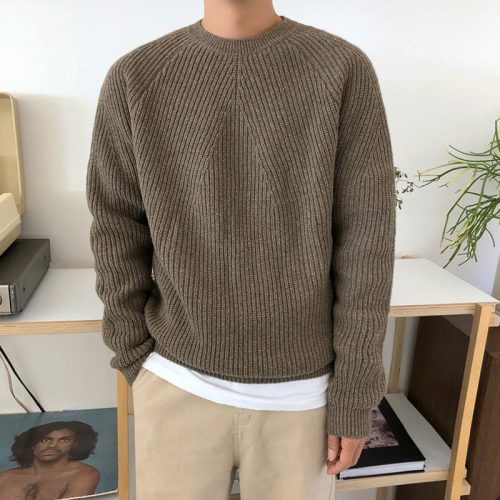 kami no7425 ribbed sweater 319945